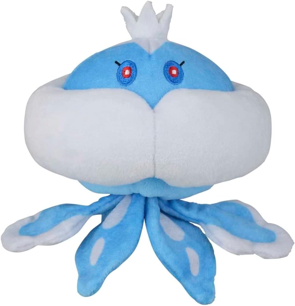 Pokemon Center: Jellicent (Male) Sitting Cuties Plush, 6 Inch