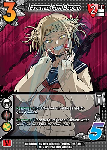 My Hero Academia Collectible Card Game Series 2 Crimson Rampage Deck-Loadable Content | Trading Card Game for Adults and Teens | Ages 14+ | 2 Players | Avg. Playtime 20-30 Mins | Made by Jasco Games