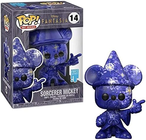 Funko Pop! Disney: Fantasia 80th Anniversary - Artist Series Mickey 1 Vinyl Figure, Blue