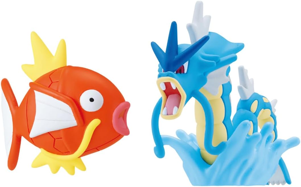 Takara Tomy Pokemon Moncolle Gyarados and Magikarp Set