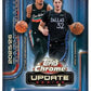 2025-2026 Topps NBA Chrome Update Series Basketball Trading Card Mega Box