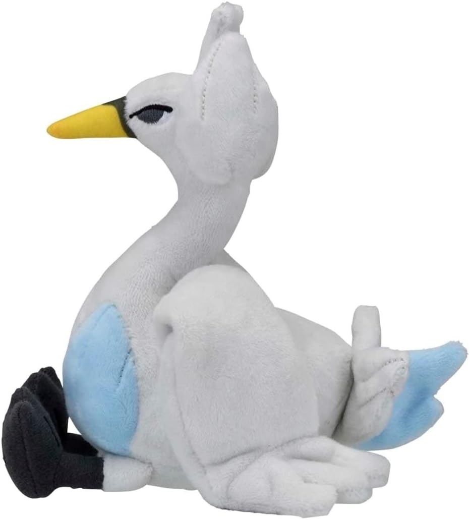 Pokemon Center: Swanna Sitting Cuties Plush, 6 Inch