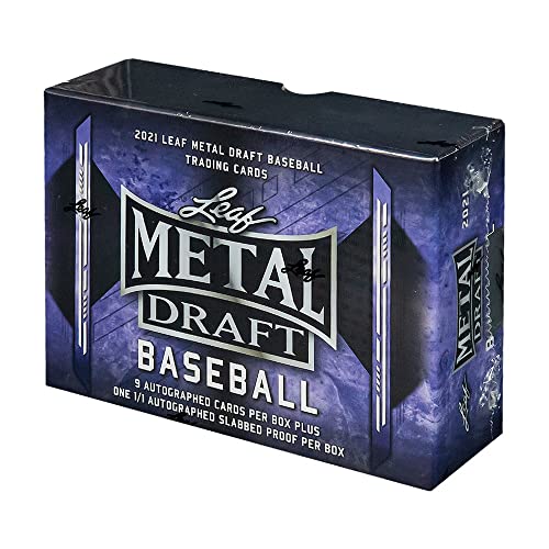 Leaf 2021 Metal Draft Baseball Jumbo Box