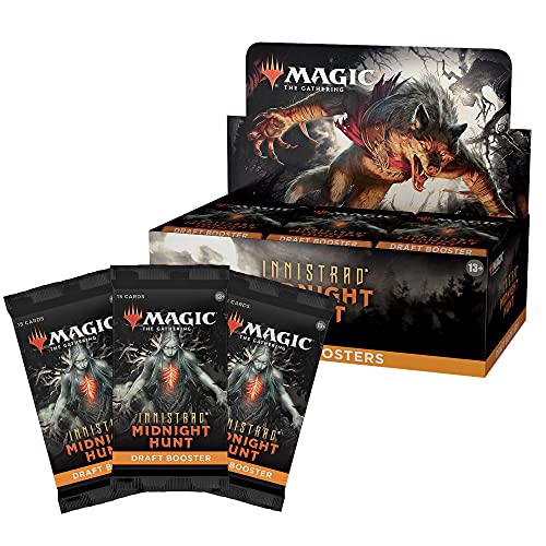 Magic: The Gathering Innistrad: Midnight Hunt Draft Booster Box | 36 Packs (540 Magic Cards)