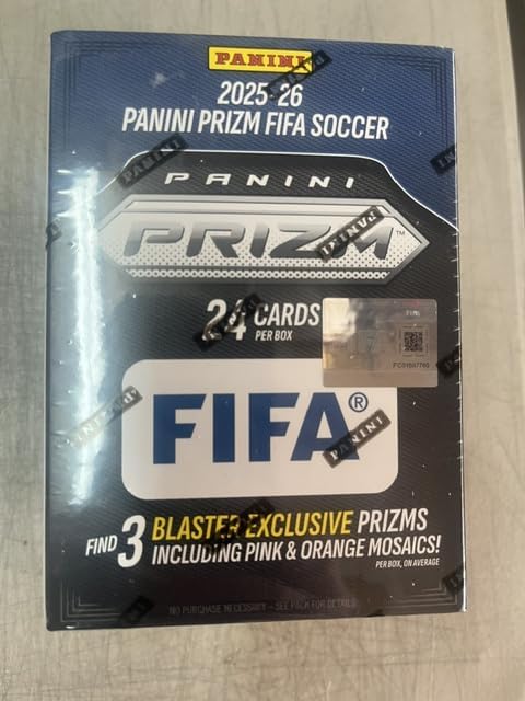 Panini 2025-26 Prizm Soccer Trading Card BLASTER Box [6 Packs]