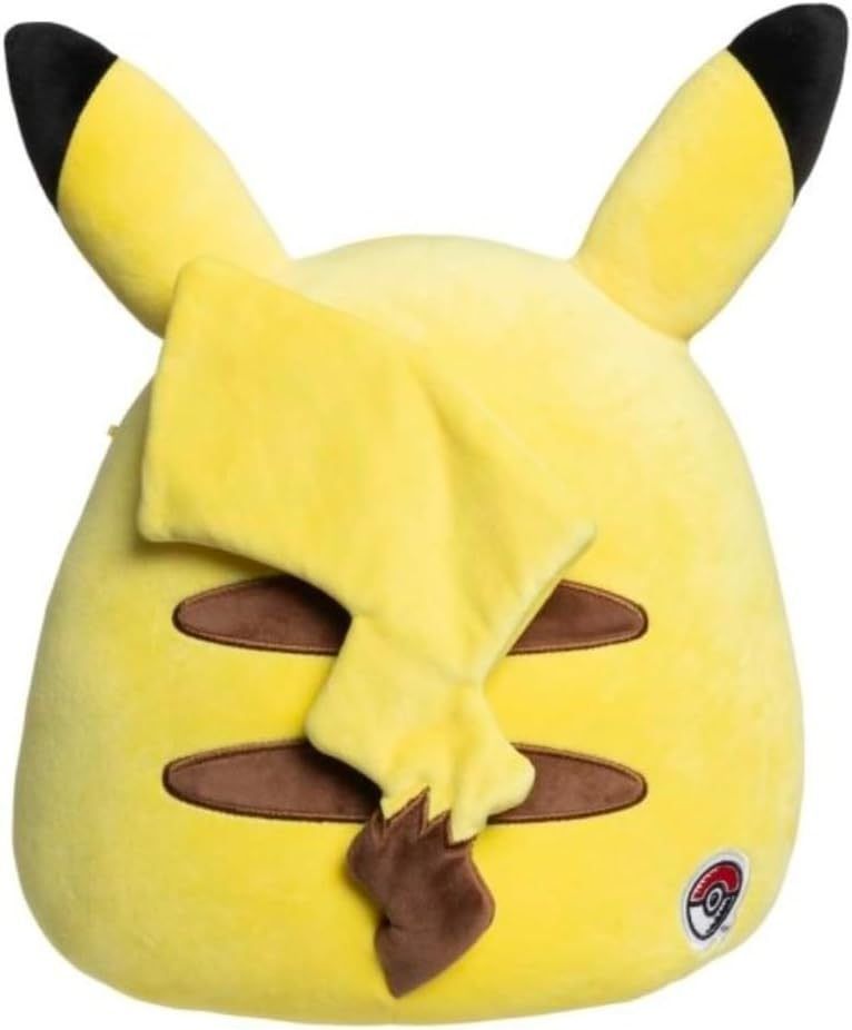 Squishmallows Pokemon Center Exclusive 12-Inch Winking Pikachu Stuffed Animal Plush Toy (Winking Pikachu)