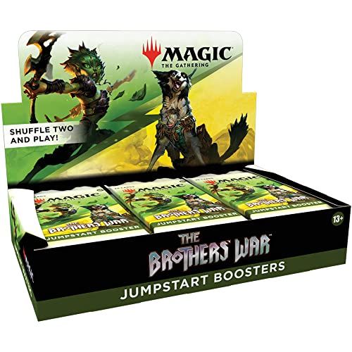 Magic: The Gathering The Brothers War Jumpstart Booster Box | 18 Packs (360 Magic Cards)
