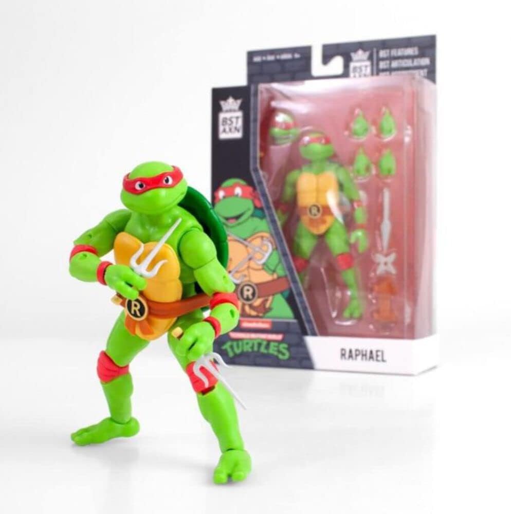 Loyal Subjects - BST AXN Teenage Mutant Ninja Turtles Raphael 5 Action Figure (Net)