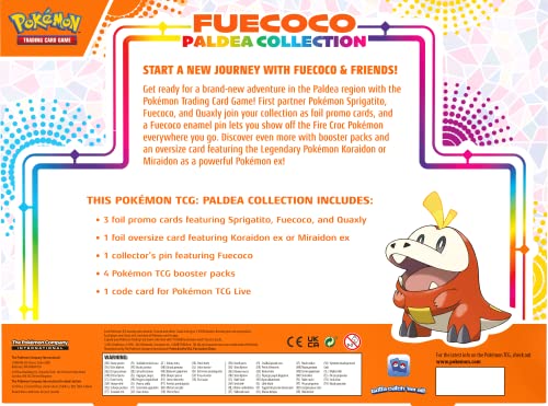 Pokemon TCG Paldea Collection — Fuecoco