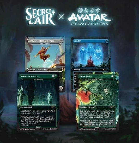 Magic the Gathering Secret Lair x Avatar: The Last Airbender - A Lot to Learn (Rainbow Foil Edition)