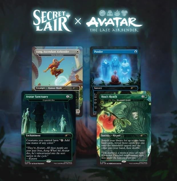 Magic the Gathering Secret Lair x Avatar: The Last Airbender - A Lot to Learn (Non-Foil)