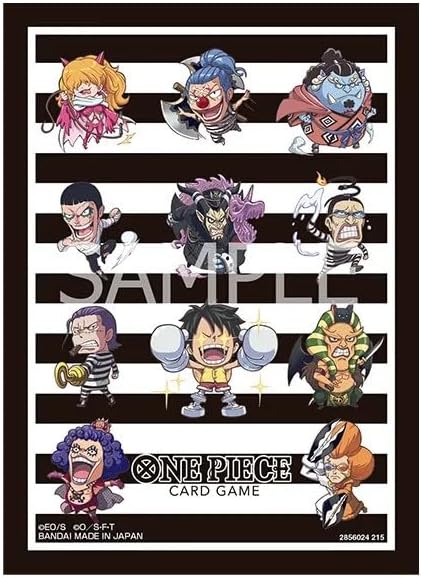 ONE PIECE Card Game Official Card Sleeves Vol.15 Impel Down, 70 Standard Size Card Sleeves, Bandai