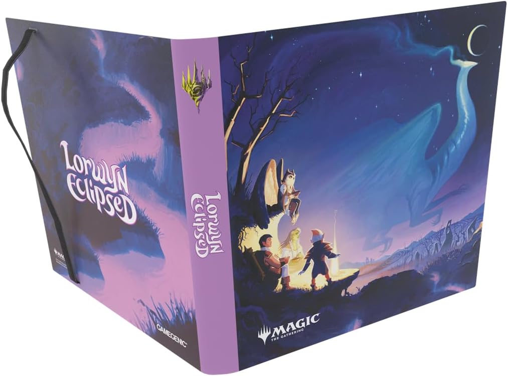 Gamegenic Magic: The Gathering Lorwyn Eclipsed Casual Album 24-Pocket - Lorwyn Eclipsed Design, Holds 480 Double-Sleeved Cards, Side-Loading Pages & Elastic Strap
