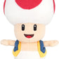 Sanei Boeki Super Mario All Star Collection 7.5" Toad Plush, Small