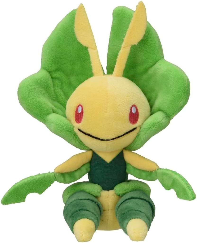 Pokemon Center: Leavanny Sitting Cuties Plush, 6 ¾ Inch