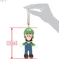 Sanei Boeki MM02 Super Mario All Star Collection Luigi Mascot, W3.5 x D2.8 x Height 6.1 inches (9 x 7 x 15.5 cm), Plush Mascot