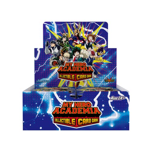 My Hero Academia Collectible Card Game Series 1 Unlimited | 240-card 24-Pack Booster Display | Trading Cards for Adults and Teens | Ages 14+ | 2 Players | Avg. Playtime 45+ Mins | Made by Jasco Games