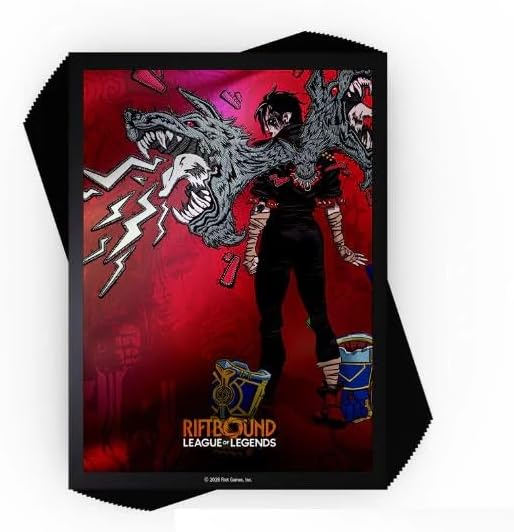 Riftbound: League of Legends Trading Card Game Unleashed Vi Art Card Sleeves [100 Count]
