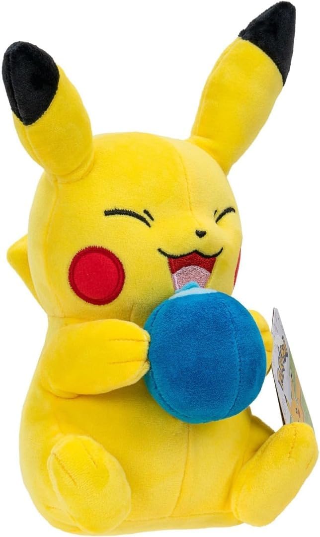 Pokemon Plush Pikachu with Oran Berry - 20 cm