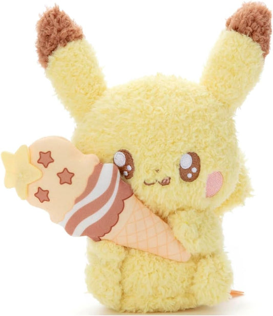 Takara Tomy Pokepiece Plush (Sweets Ver.) Pikachu Plush Toy Height Approx. 6.7 inches (17 cm)