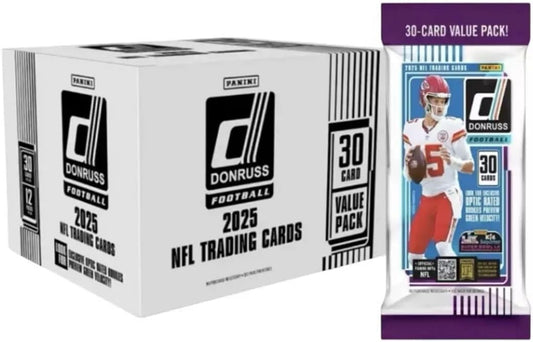 2025 Panini Donruss Football Jumbo Value 12-Pack Box