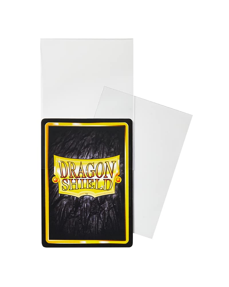 5 Packs Dragon Shield Clear Japanese Inner Sleeves 100 ct Card Value Bundle!