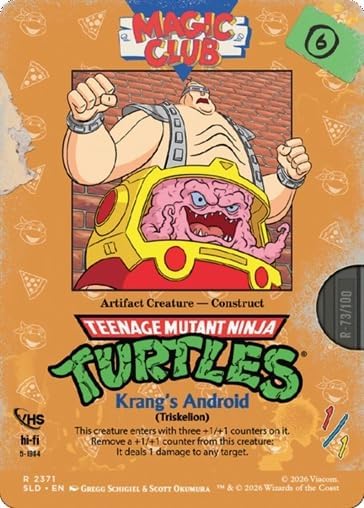 Magic: The Gathering Secret Lair x Teenage Mutant Ninja Turtles: VHS Villains Non-Foil Edition