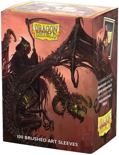 Dragon Shield | Brushed Art Sleeves | Halloween 2025 | 100 CT - Smooth & Tough Premium TCG Sleeves | Compatible with Pokemon, Flesh & Blood, One Piece & Magic The Gathering