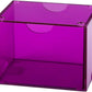 Dragon Shield Strongbox Deck Box Clear Purple, Holds 100+ Double Sleeved Cards, Acrylic TCG Storage Case, Vacuum Seal Closure, Stackable, Display Lid, 83.5 x 106 x 75.5 mm