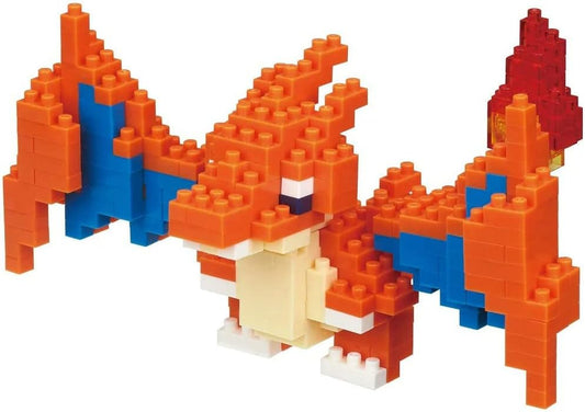 nanoblock - Pokemon - Mega Charizard Y, Pokemon Series Building Kit 6.0×10.8×7.6:cm