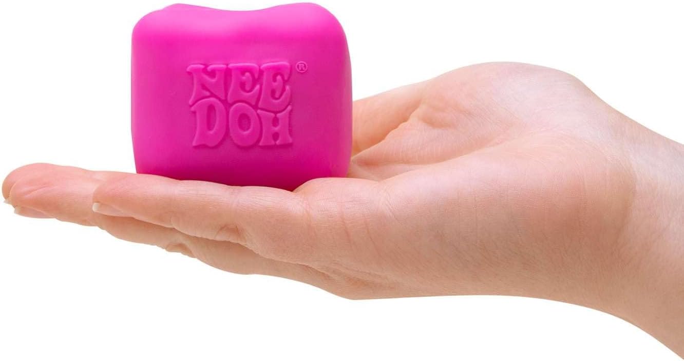 Schylling Needoh Color Change Cube - Sensory Squeeze Toy - Colors May Vary