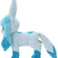 Pokemon Lets Play Plush Toy, Glaceon, Width: Approx. 8.7 inches (22 cm)