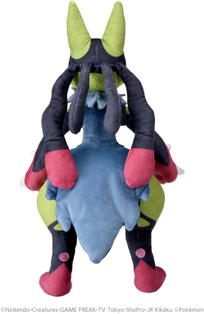 Takara Tomy Pokemon Plush Shiny Mega Lucario - 8 Inches