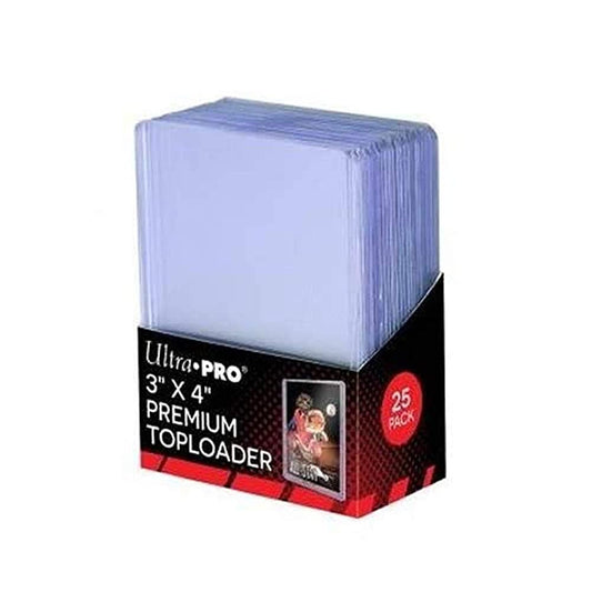 Ultra Pro 3" x 4" Super Clear Premium Toploader Card Protector | 25-Count per Pack | 1-Pack