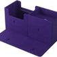 Gamegenic The Academic 133+ XL Premium Deck Box | Double-Sleeved Card Storage | Card Game Protector | Holds Up to 122 Cards Plus Game Accessories | Purple/Purple Color