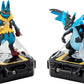 Pokemon Center Original Moncolle Battle Set Mega Lucario VS Mega Charizard X Figure Plastic Model