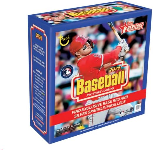 Topps: Heritage Baseball 2026 Mega Box (17 Packs)