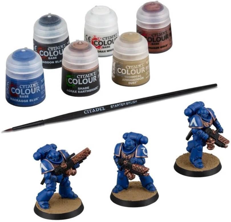 Games Workshop - Warhammer 40K - Space Marines - Infernus Marines + paints