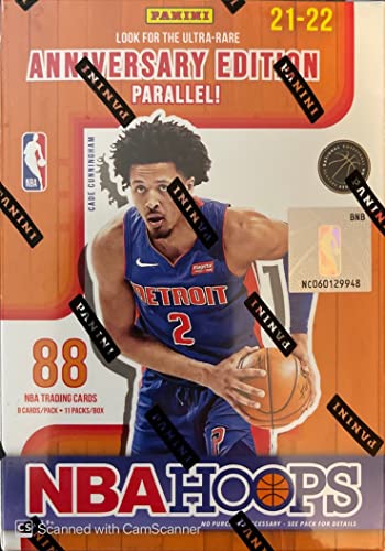 2021/22 Panini Hoops NBA Basketball BLASTER box (11 pks/bx)