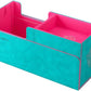 Gamegenic The Academic 133+ XL Premium Deck Box | Double-Sleeved Card Storage | Card Game Protector | Holds Up to 122 Cards Plus Game Accessories | Teal/Pink Color