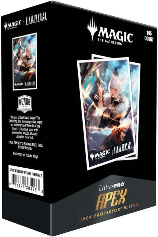 Ultra Pro 88-38491 MTG Final Fantasy Apex Y'shtola Rhul Sleeve, 105-Pack, FINAL FANTASY Apex Sleeve, Y'shtola Rhul 105cut