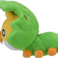 Pokemon Center: Sewaddle Sitting Cuties Plush, 4 Inch