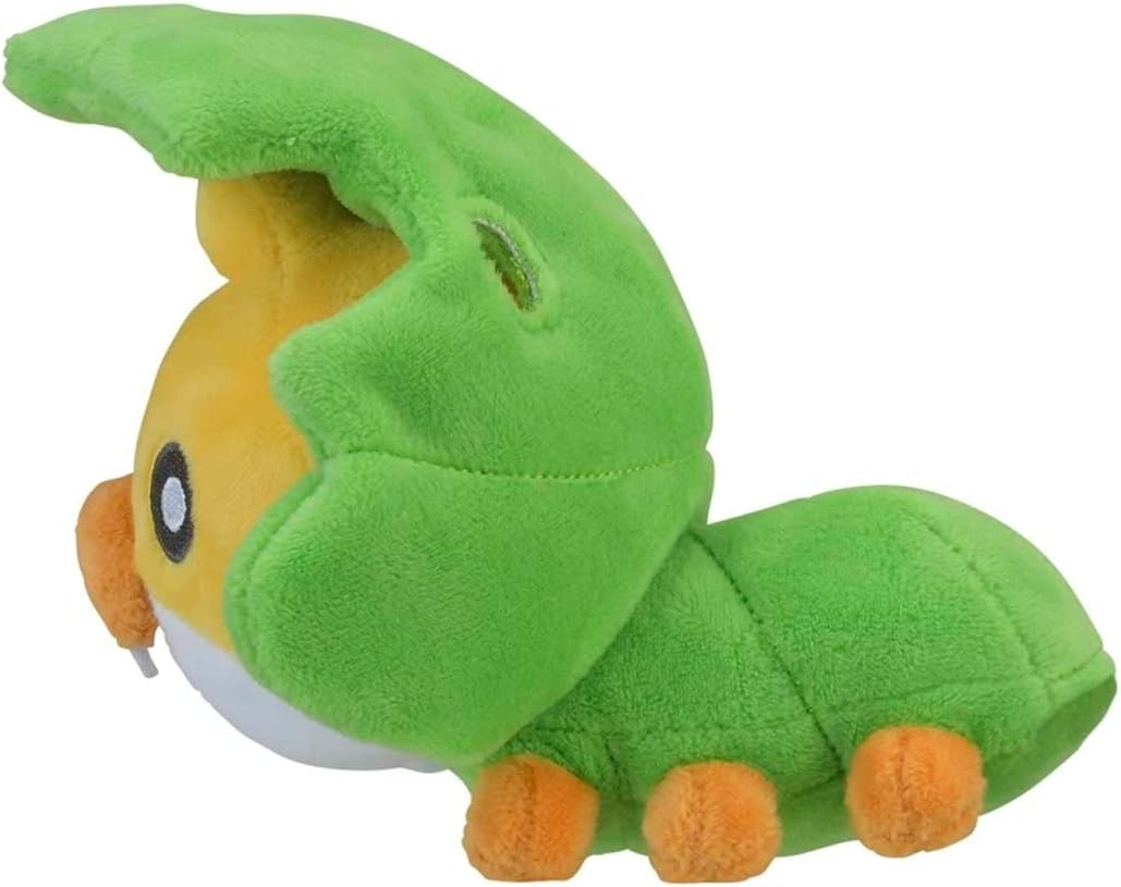 Pokemon Center: Sewaddle Sitting Cuties Plush, 4 Inch