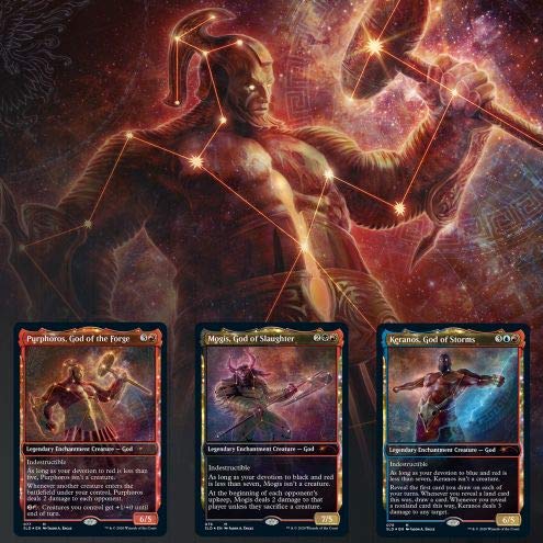 Magic: The Gathering Secret Lair: MTG Theros Stargazing Volume 4 Purphoros God of The Forge