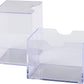 Dragon Shield Strongbox Deck Box Clear, Holds 100+ Double Sleeved Cards, Acrylic TCG Storage Case, Vacuum Seal Closure, Stackable, Display Lid, 83.5 x 106 x 75.5 mm