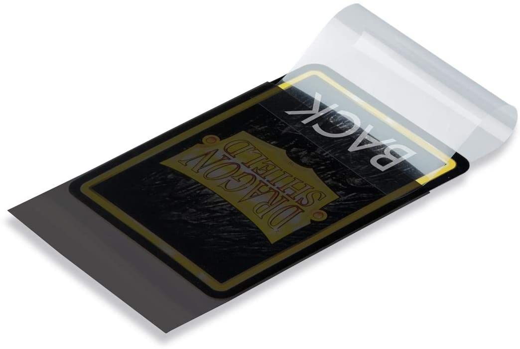 Dragon Shield 100ct Standard Card Sleeves Display Case (10 Packs) - Perfect Fit Sealable Smoke