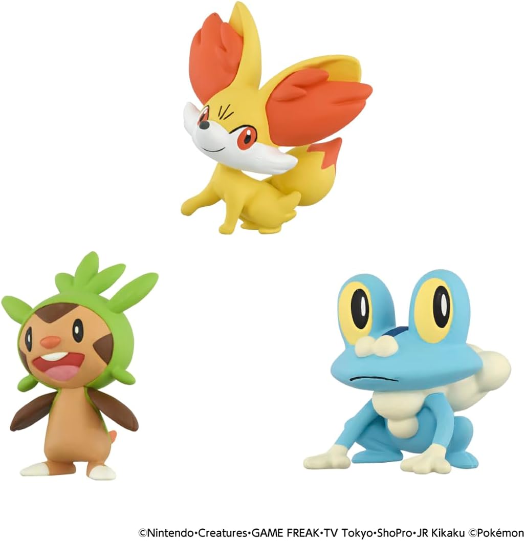 Takara Tomy Pokemon 30th Anniversary Moncolle Travel Set Kalos (Set of 3 Starters)