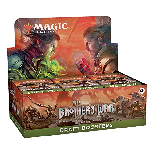 Magic: The Gathering The Brothers’ War Draft Booster Box | 36 Packs (540 Magic Cards)