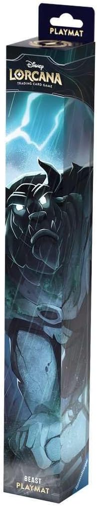 Ravensburger Disney Lorcana TCG Playmat Featuring Beast – Forbidding Recluse by Alice Pisoni | Protects Cards | Versatile Game, Desk, or Mouse Pad | Durable Non-Slip Surface | Suitable for Ages 8+