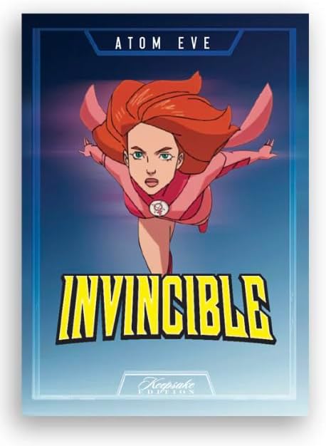 2025 Invincible Season 1 Keepsake Premiere Blaster: 8 Packs Per Box, One Guaranteed Relic, Chase Rare Autos and Patches